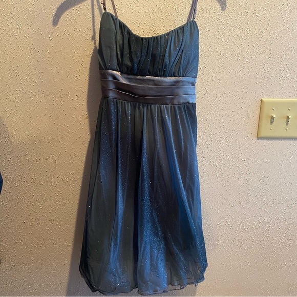 Sparkly Gray Dress M - Picture 2 of 7
